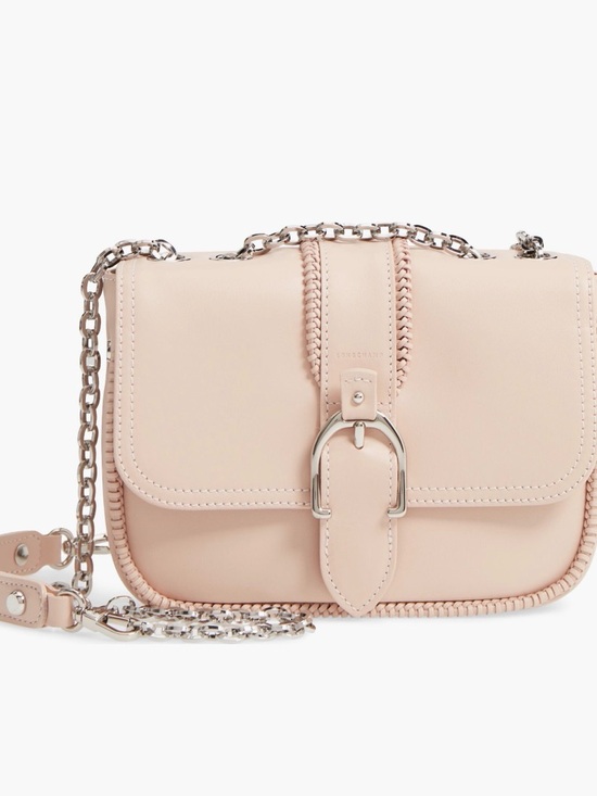 Longchamp Handbags - Longchamp Powder Pink Amazone Leather Crossbody Bag NWT
